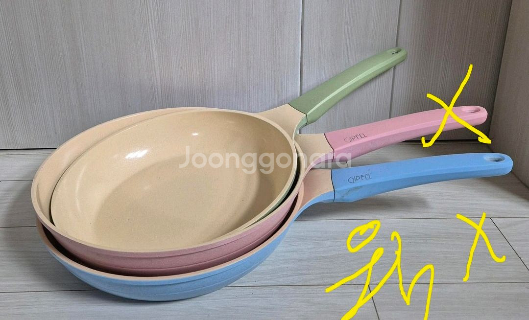 기펠 후라이팬 2종 미사용--1