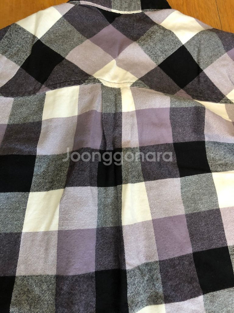 칼하트 캐쥬얼 체크셔츠 남방 퍼플 그레이 XL--6
