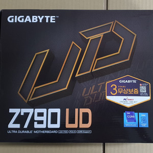 기가바이트 Z790 UD 미사용 새제품 팝니다.