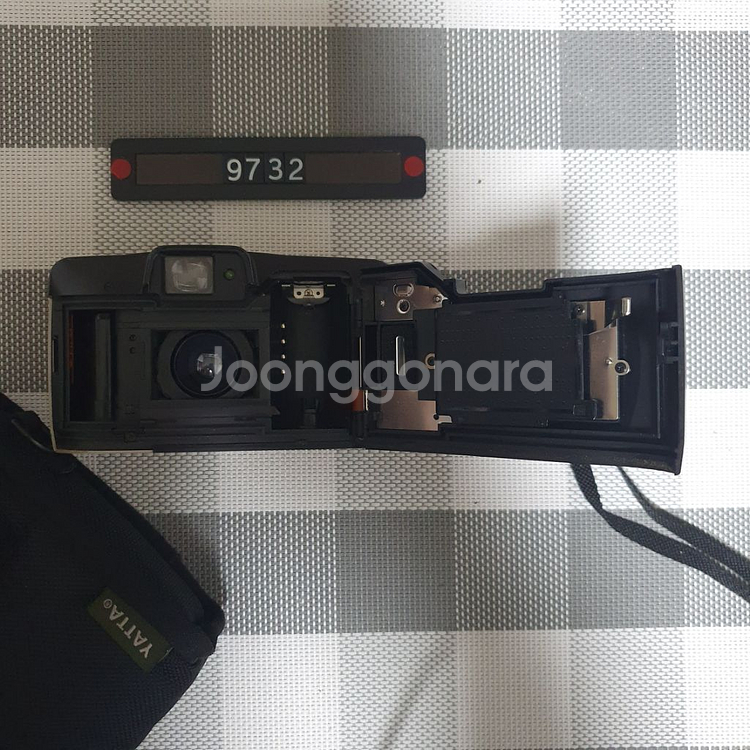 캐논 프리마 줌 샷 데이터백 필름카메라 파우치포함--4