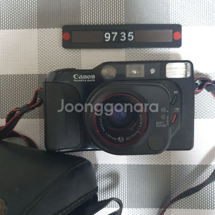 캐논 오토보이 텔레 필름카메라 파우치포함--0