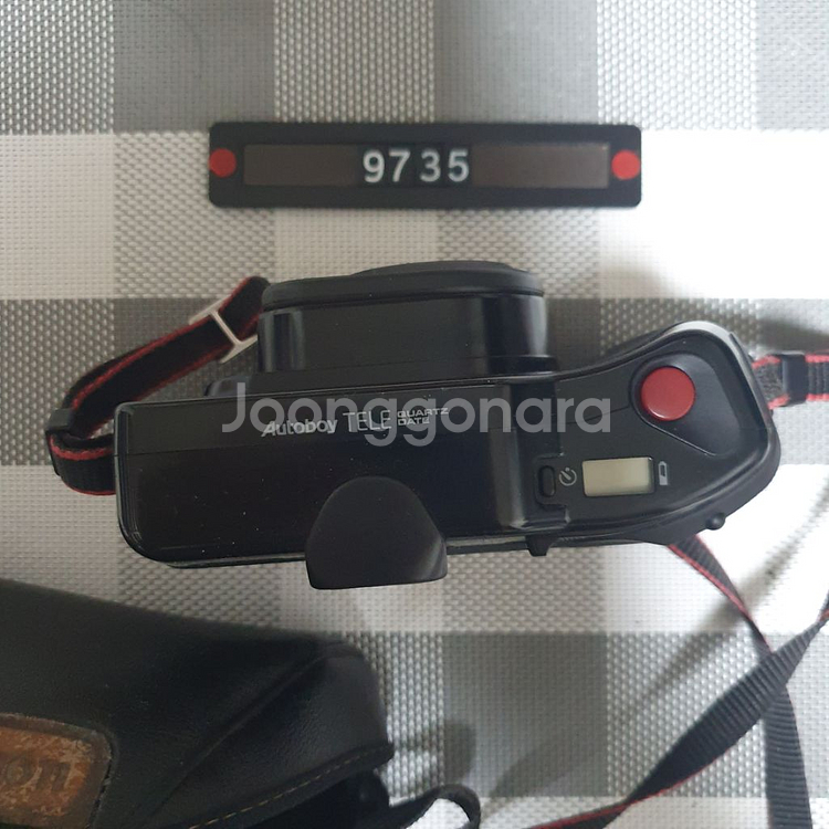 캐논 오토보이 텔레 필름카메라 파우치포함--1