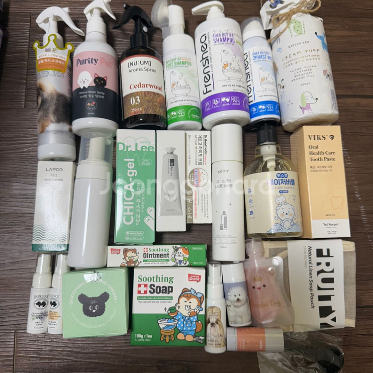 강아지 샴푸 등 용품 나눔--1