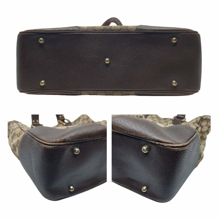 구찌 GG 캔버스 뱀부 토트백 베이지 가방 백 이미지