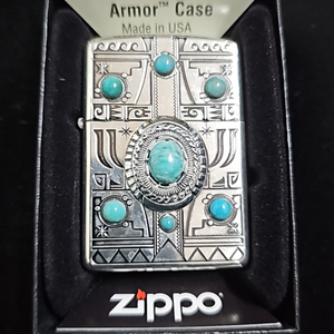 (새상품)지포 zippo 아머 인디안 터키석 시리즈