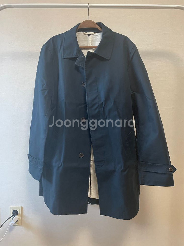 무인양품/무지/muji 맥코트 네이비 100--0