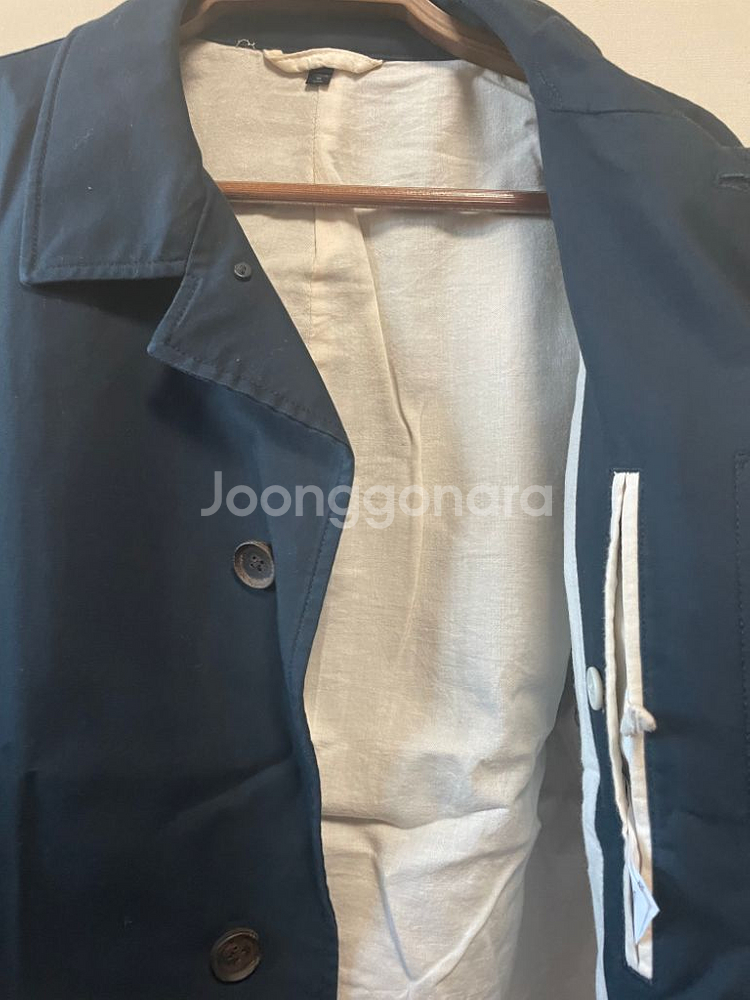무인양품/무지/muji 맥코트 네이비 100--1