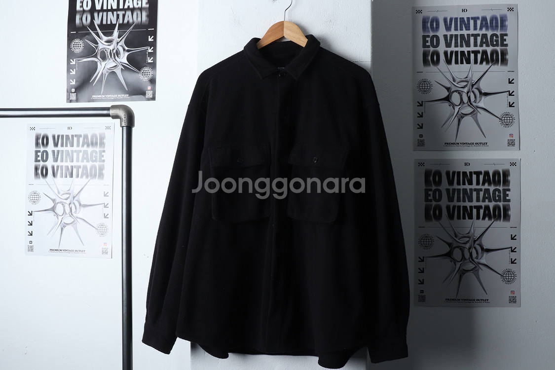 (XL) 커버낫 니트집업 블랙 올드스쿨 한정판--1