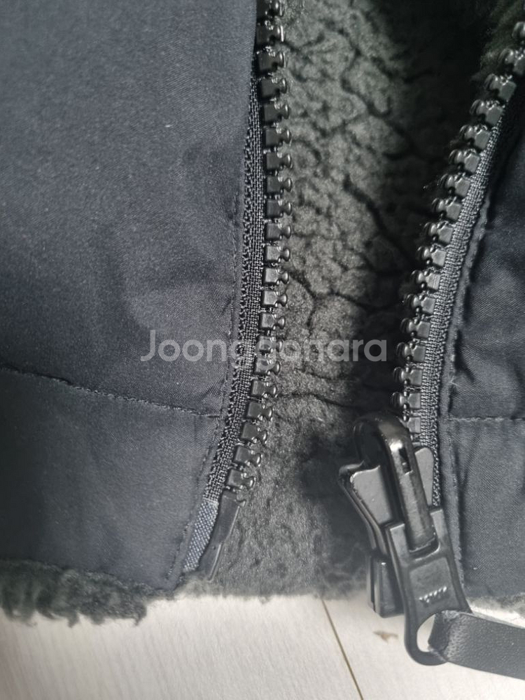 콜롬비아 리버시블 후리스 패딩 (L)--4