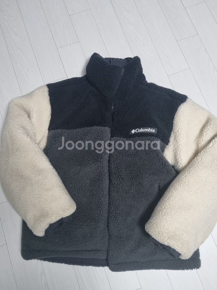 콜롬비아 리버시블 후리스 패딩 (L)--1