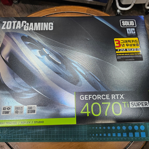 조탁 RTX 4070TI SUPER 솔리드 OC버전