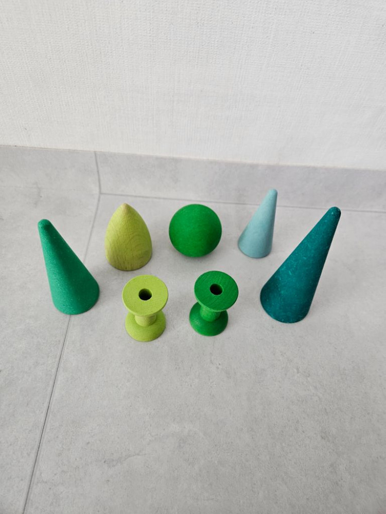 발도르프 교구 그림스 원목장난감 포레스트 믹스 정품 이미지