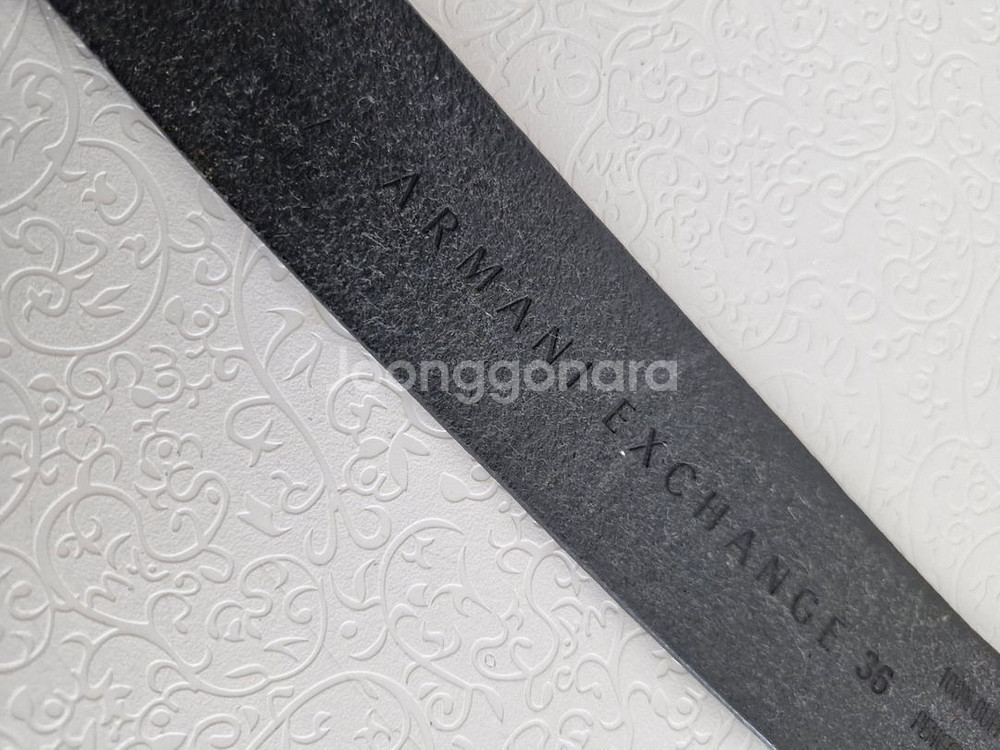 알마니 통가죽벨트 정품--4