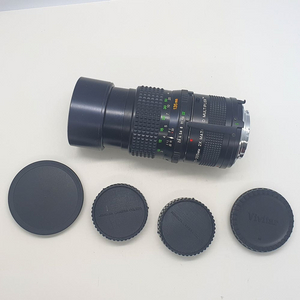 미놀타 135mm 렌즈와 전용 컨버터