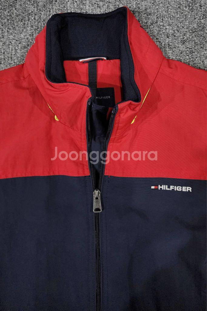 타미힐피거 배색 빅로고 바람막이 자켓 2XL--3