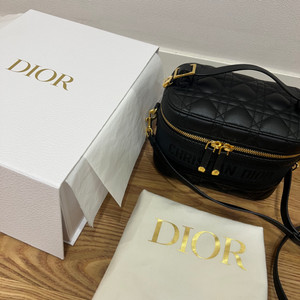 디올 Dior 스몰 베니티케이스 까나쥬 양가죽