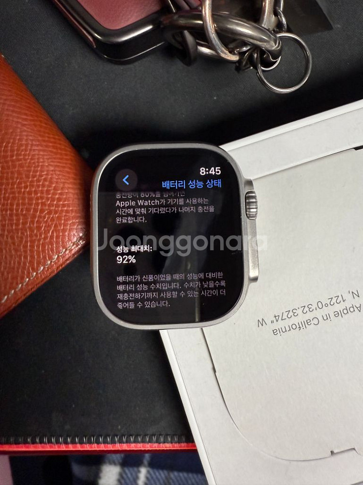 애플워치 울트라 1세대 49mm 셀룰러--2