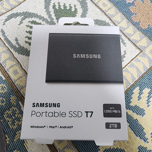 삼성 SSD T7 2T 미개봉 새상품