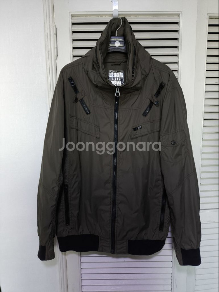 3XL 알렉스로건 나일론 파라슈트 봄버 자켓--1