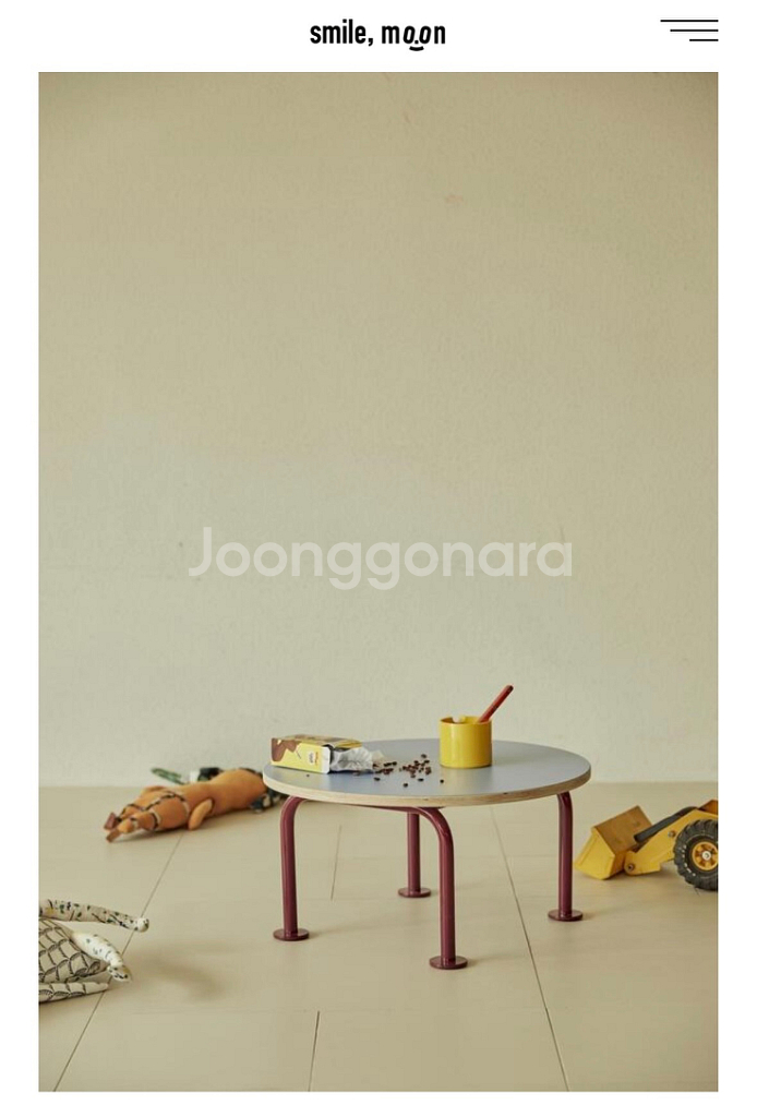 스마일문 미니 라운드 테이블--3