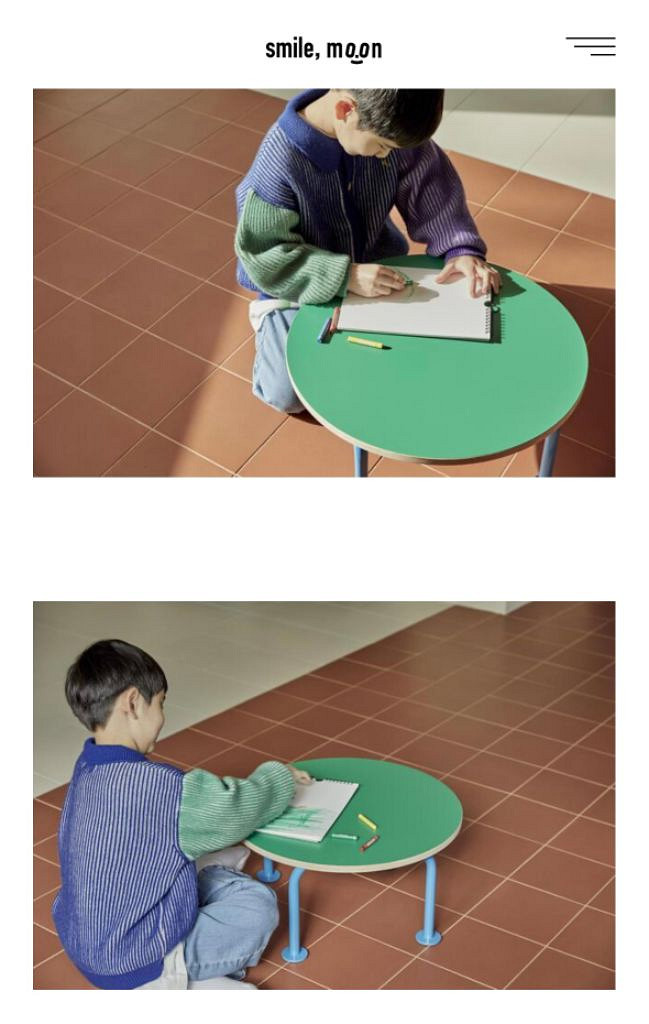 스마일문 미니 라운드 테이블--6