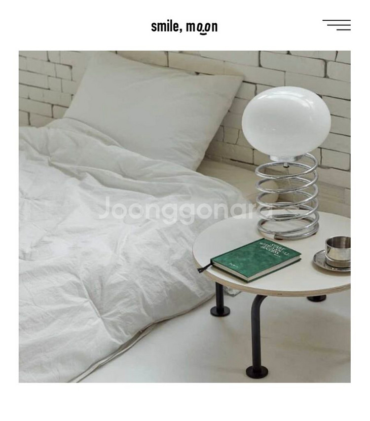 스마일문 미니 라운드 테이블--7