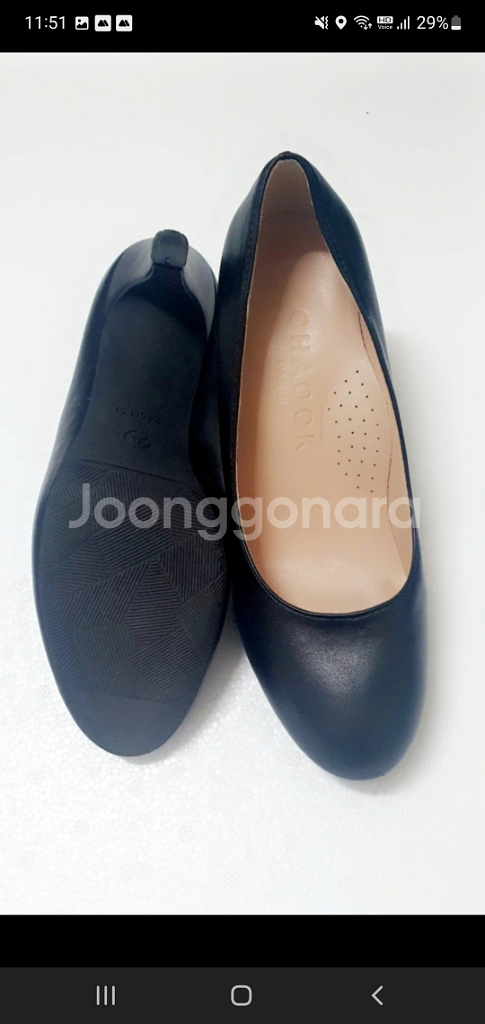 샤콕 메모리폼구두 245 (굽 높이 7cm)--3