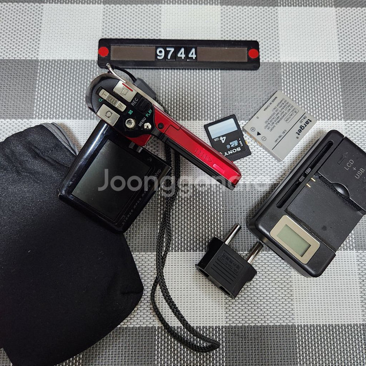 산요 작티 VPC-C6 디지털캠코더 파우치포함--5