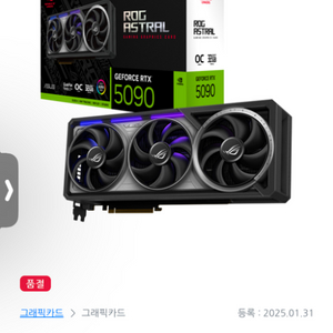 Rtx 5090 아스트랄 700에삽니다