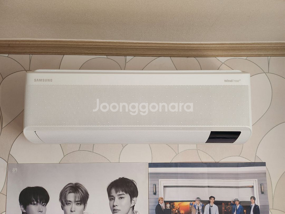 삼성19평6평 무풍갤러리 투인원인버터 에어컨팝니다--2