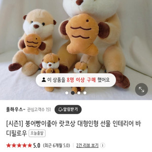 랏코상 붕어빵 대형인형