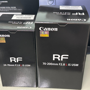 캐논 RF 24-70, 70-200 렌즈