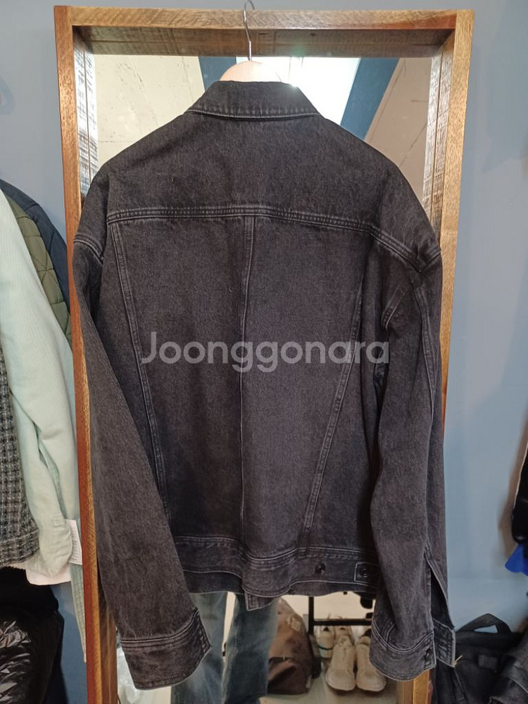 디앤에스알 흑청 데님자켓 xl--1