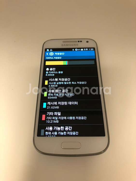 갤럭시 S4미니 화이트 기기 판매(68347)--6