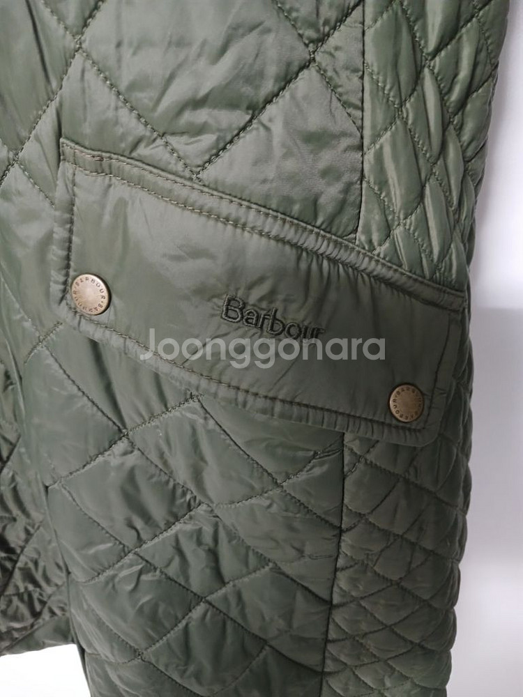 여성 바버 빅사이즈 누빔코트 (오버핏105-110)--4