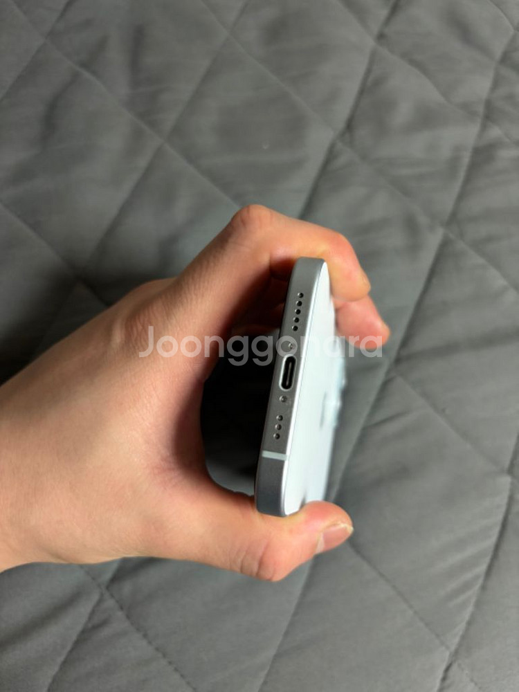 아이폰15 블루 128GB 기스X--5