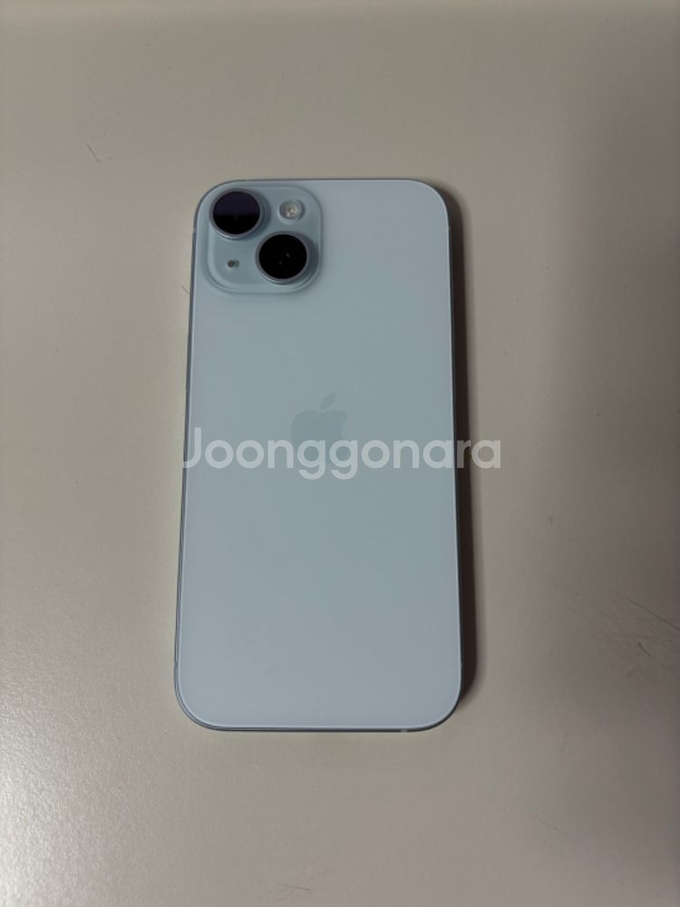 아이폰15 블루 128GB 기스X--1