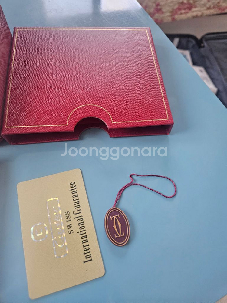 까르띠에 시계케이스설명서(새제품)--4