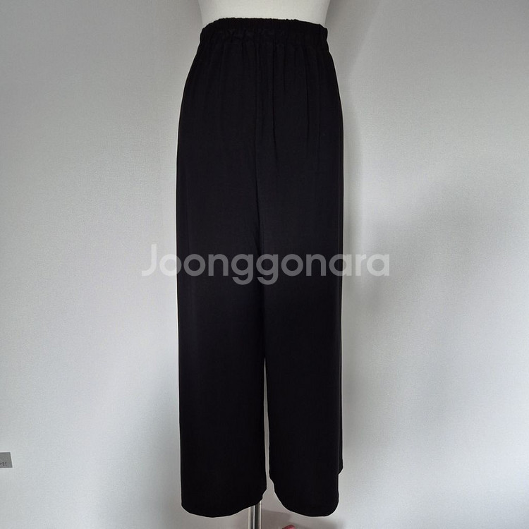 새상품 핀턱 쿨링 밴딩 와이드 팬츠 XL 30-36인치--2
