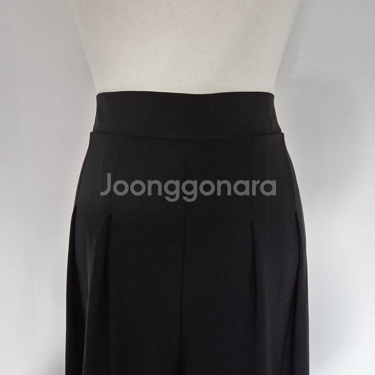 새상품 핀턱 쿨링 밴딩 와이드 팬츠 XL 30-36인치--3