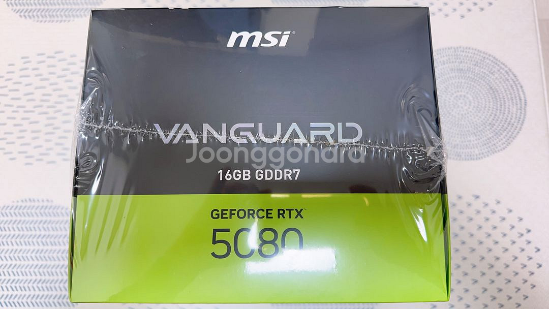 MSI 지포스 RTX 5080 뱅가드 [미개봉 새제품]--1