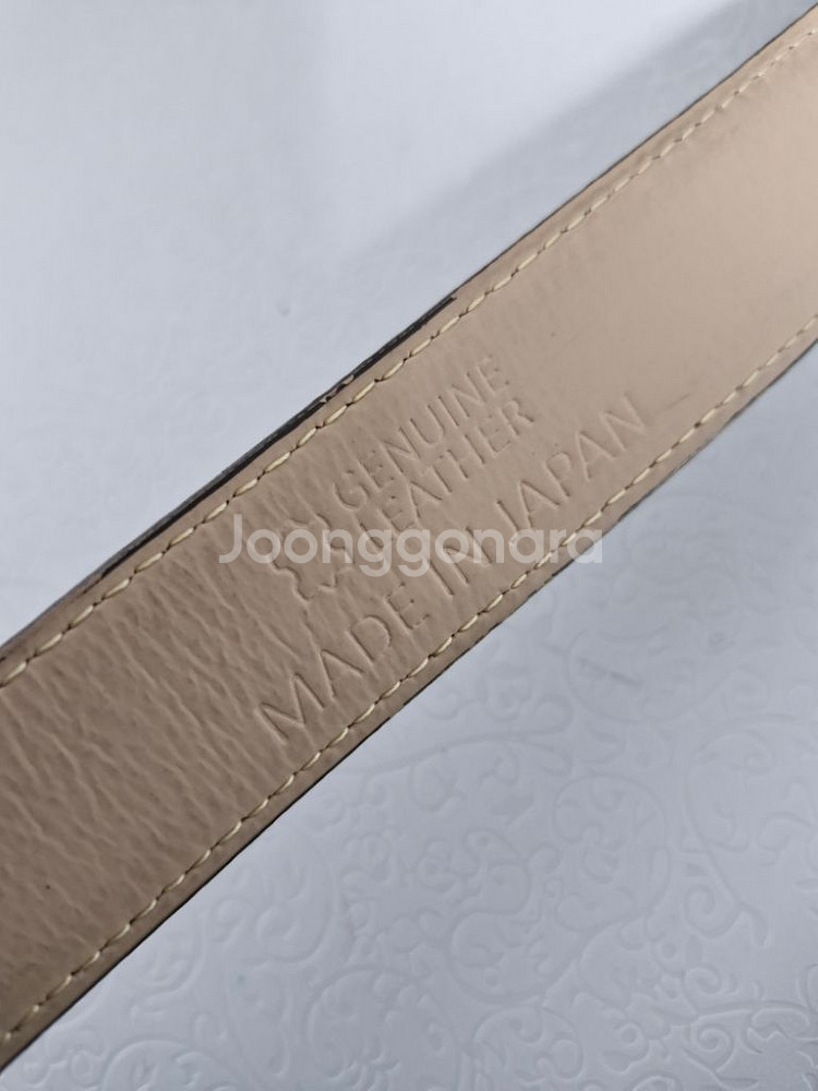 GENUINE LEATHER 일본 여성 가죽벨트 정품--3