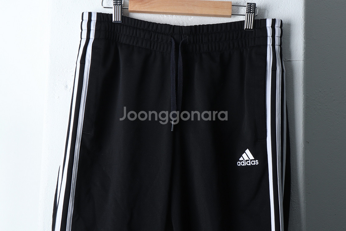 (M) 아디다스 트레이닝복 바지 블랙 올드스쿨 기본핏--2