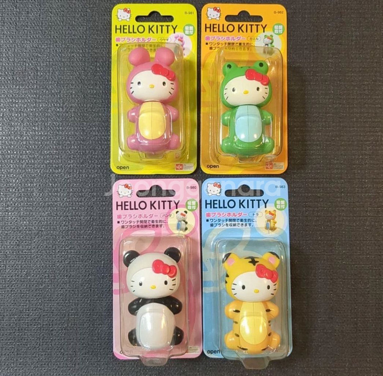 고전 키티 동물 토끼 칫솔걸이--0