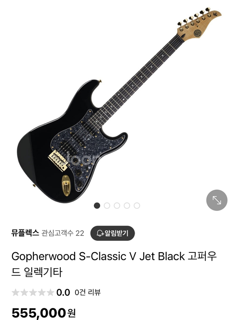 고퍼우드 일렉기타--1
