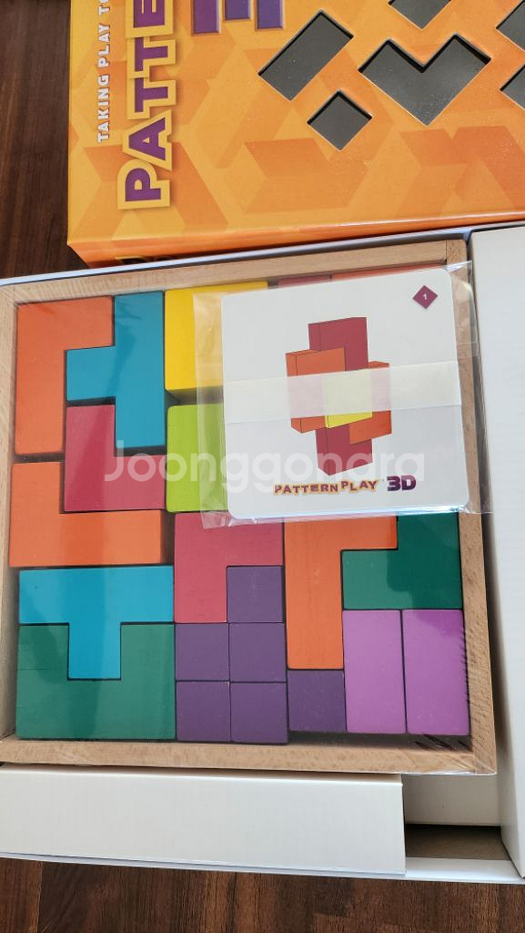 패턴플레이 3D블럭쌓기 보드게임 새상품--2