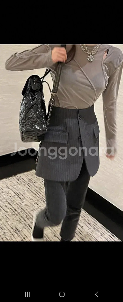 새상품 고걸 레이어드 스커트--3