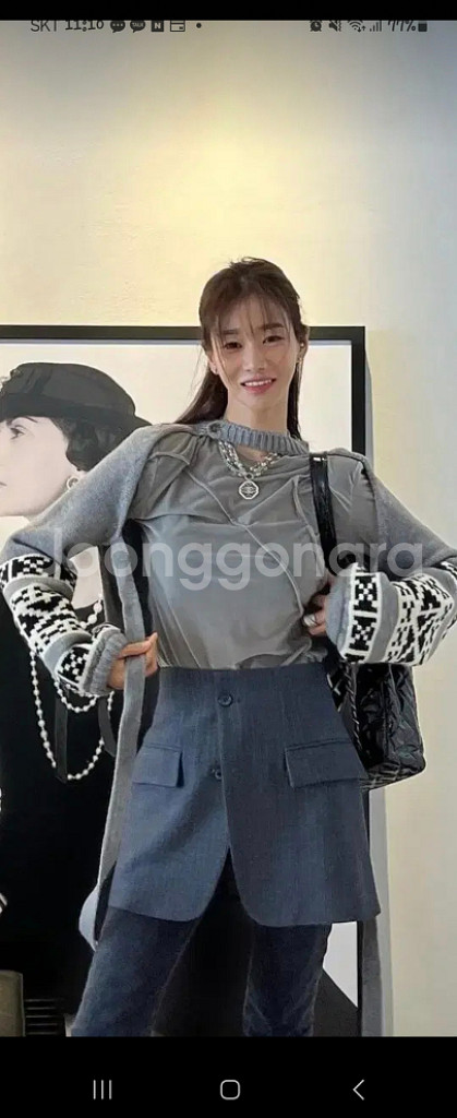 새상품 고걸 레이어드 스커트--1