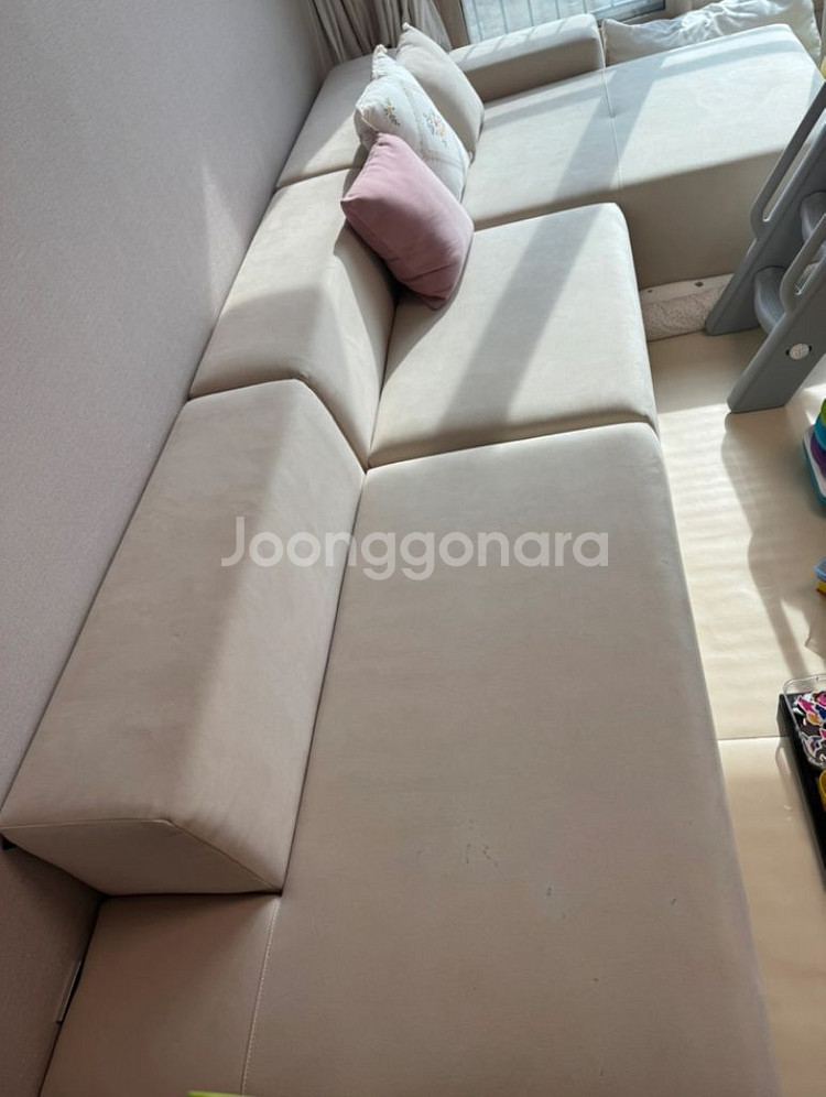 스파지오 아무르 모듈 소파 패브릭 로제 아쿠아--3
