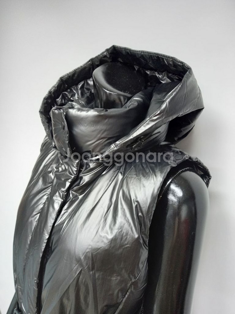 테일러메이드 후드 벨티드 구스다운 패딩베스트 66--2